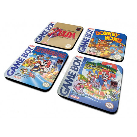 Gameboy Coaster 4-Pack Classic Collection